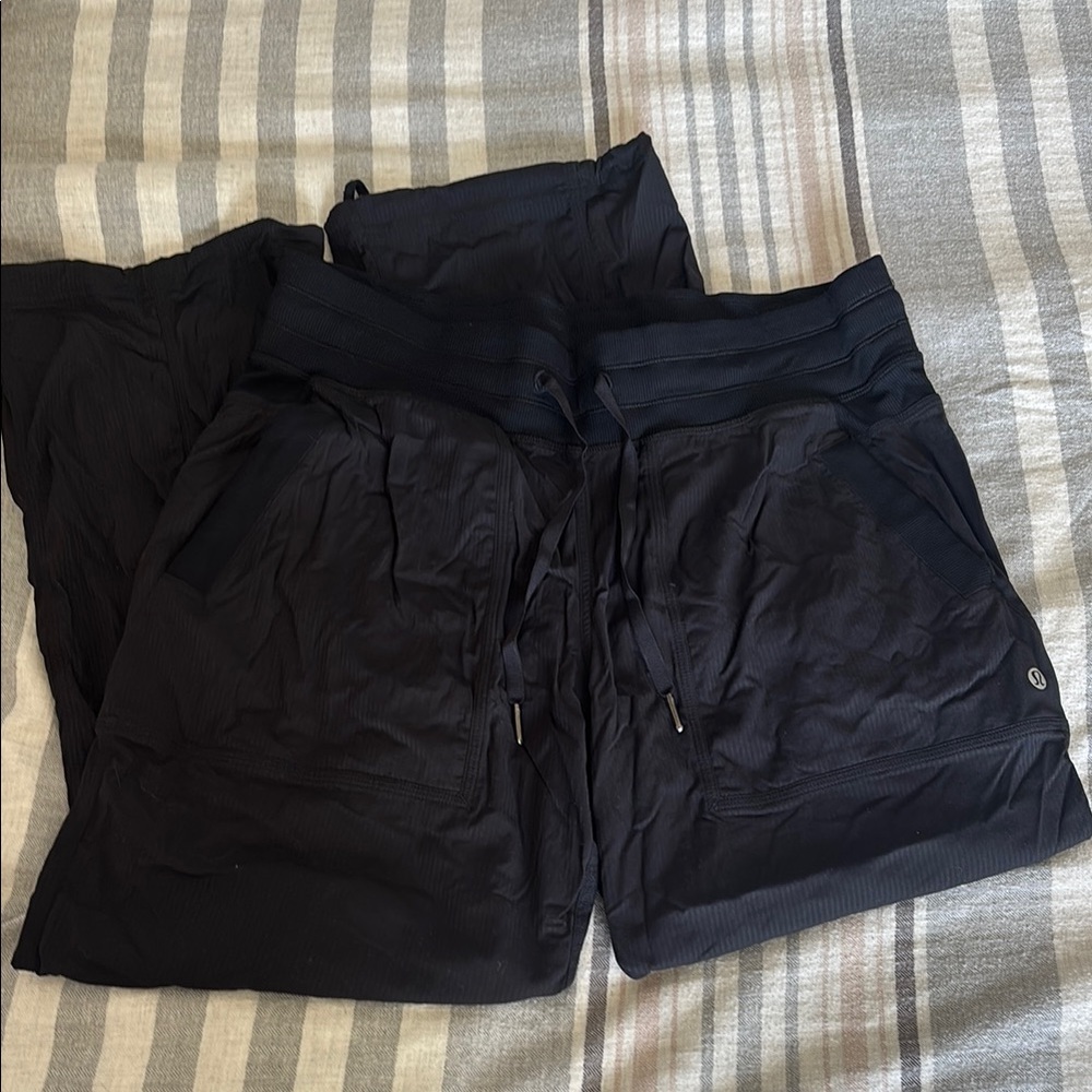 Lululemon Dance Studio Joggers, Black, Size 10